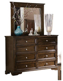 Eunice Mirror in Espresso 1844DC-6 - Furniture Warehouse (GA)