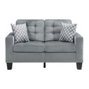 Lantana Loveseat in Gray 9957GY-2