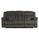Laurelton Double Reclining Sofa in Chocolate 9636-3
