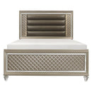 Youth Loudon Full Platform Bed in Champagne Metallic B1515F-1*