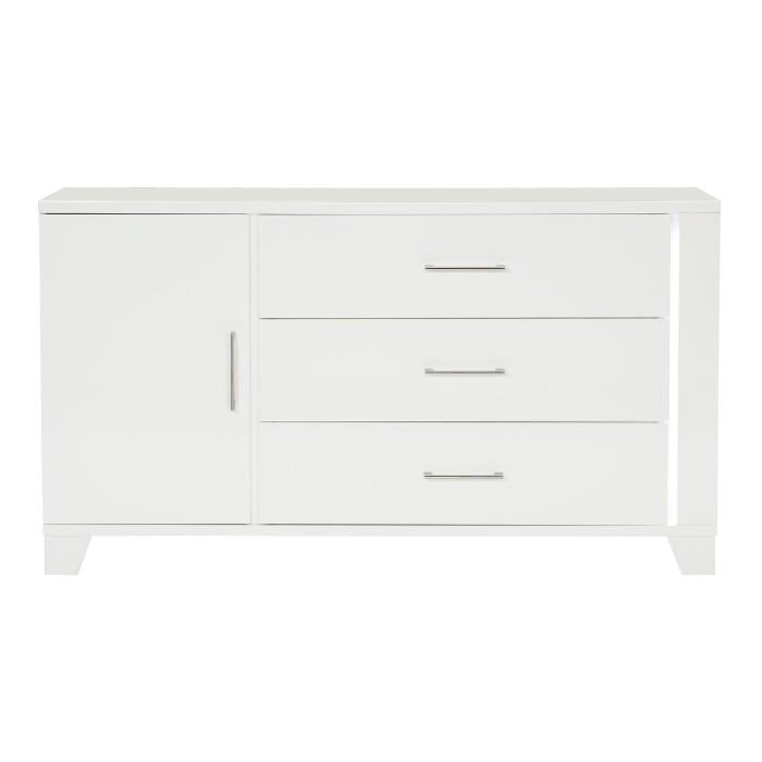 Kerren Dresser in White 1678W-5