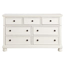 Laurelin 7 Drawer Dresser in White 1714W-5