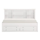 Meghan Twin Lounge Storage Bed in White 2058WHPRT-1*