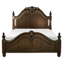 Mont Belvieu King Panel Bed in Dark Cherry 1869K-1EK*