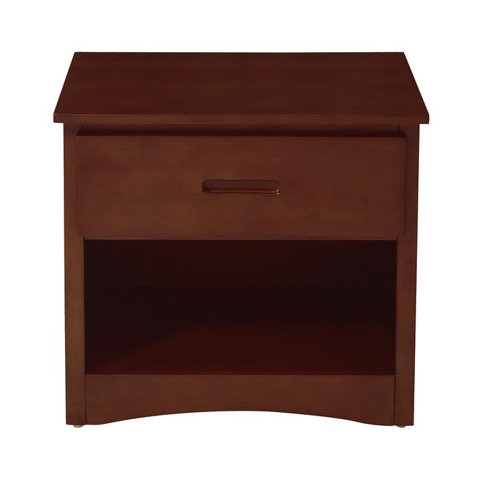 Rowe 1 Drawer Night Stand in Dark Cherry B2013DC-4