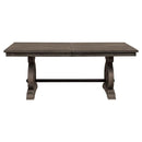 Toulon Dining Table in Dark Pewter 5438-96*