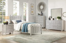 Wellsummer 6 Drawer Dresser in Gray 1803GY-5 - Furniture Warehouse (GA)