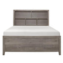 Woodrow Full Platform Bed in Gray 2042NBF-1*