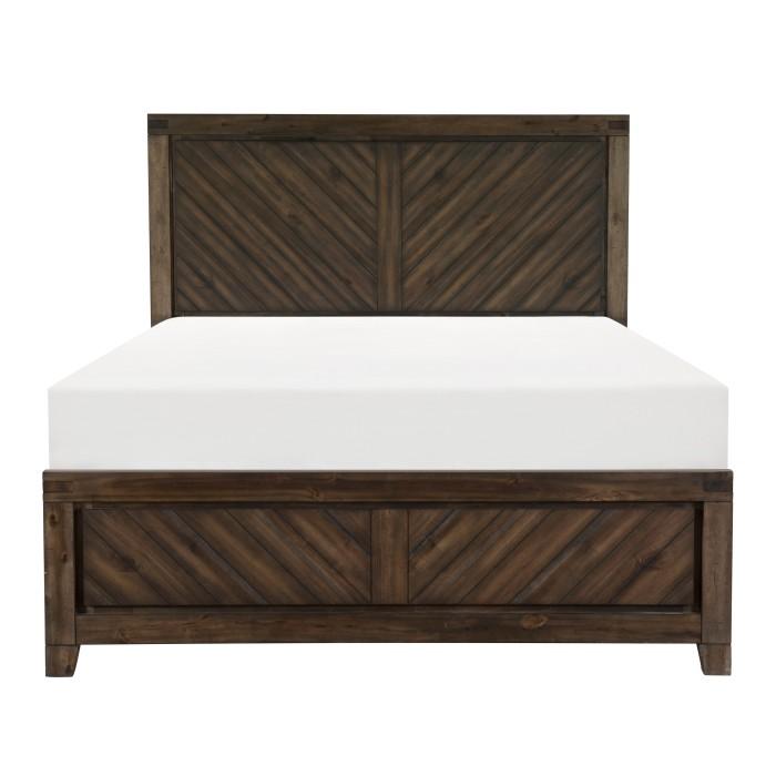 Parnell King Panel Bed in Rustic Cherry 1648K-1EK*