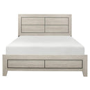 Quinby King Panel Bed in Light Brown 1525K-1EK
