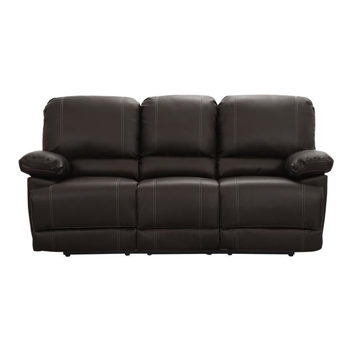 Cassville Double Reclining Sofa in Dark Brown 8403-3