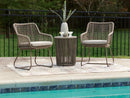 Majors Beach Outdoor Table and 2 Chairs - Furniture Warehouse (GA)
