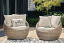 Danson Swivel Lounge with Cushion (Set of 2)