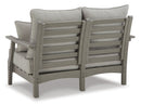 Visola Outdoor Sofa and Loveseat Set