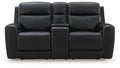 5Z-Comfort Power Reclining Loveseat with Console