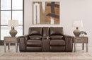 Alessandro Power Reclining Loveseat with Console