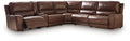 DeepWakes Reclining Sectional with Storage Console