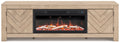 Cayboni 71" TV Stand with Electric Fireplace