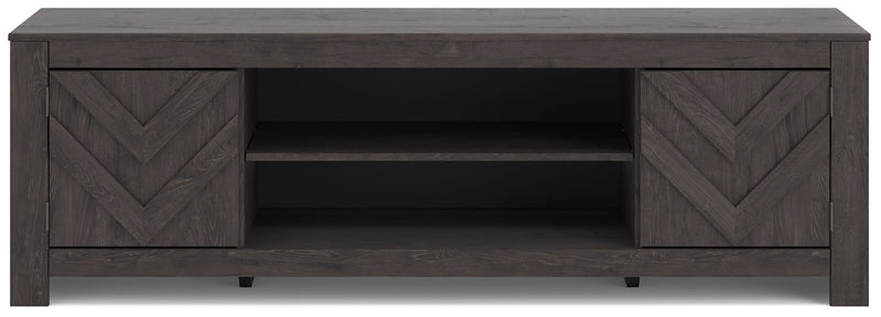 Cayboni 71" TV Stand with Electric Fireplace