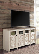 Bolanburg 74" TV Stand - Furniture Warehouse (GA)