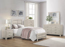 Quinby Twin Panel Bed in Light Brown 1525T-1