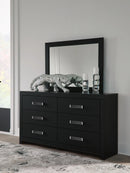 Maeling Dresser and Mirror