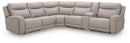 Gravier Power Reclining Sectional with Storage Console