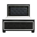 Allura Full Panel Bed in Black 1916FBK-1*