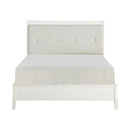 Cotterill King Upholstered Sleigh Bed in Antique White 1730KWW-1EK*
