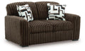Midnight-Madness Loveseat - Chocolate