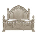 Catalonia King Poster Bed in Platinum Gold 1824PGK-1EK*