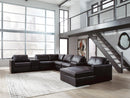 Modmax II Sectional with Chaise and Storage Consoles
