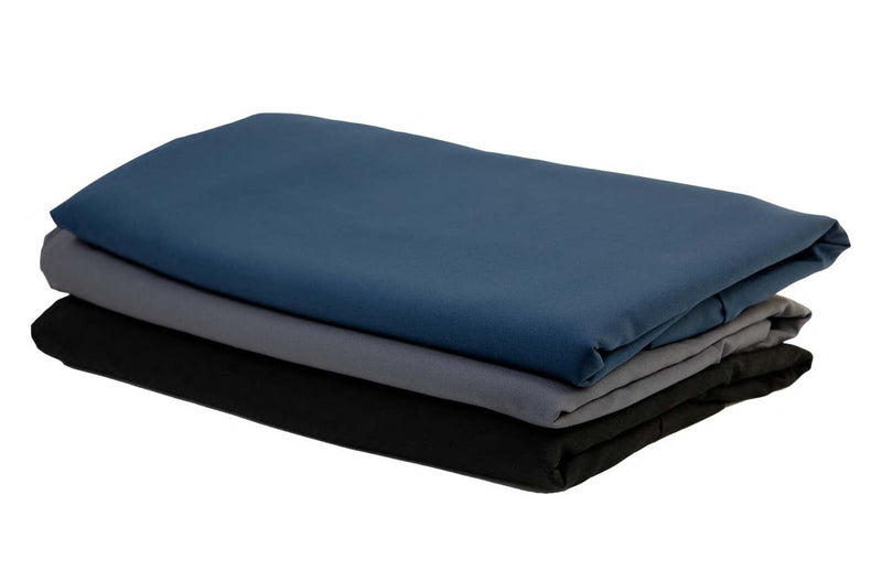 Futon Covers in Navy Blue, Grey, and Black image