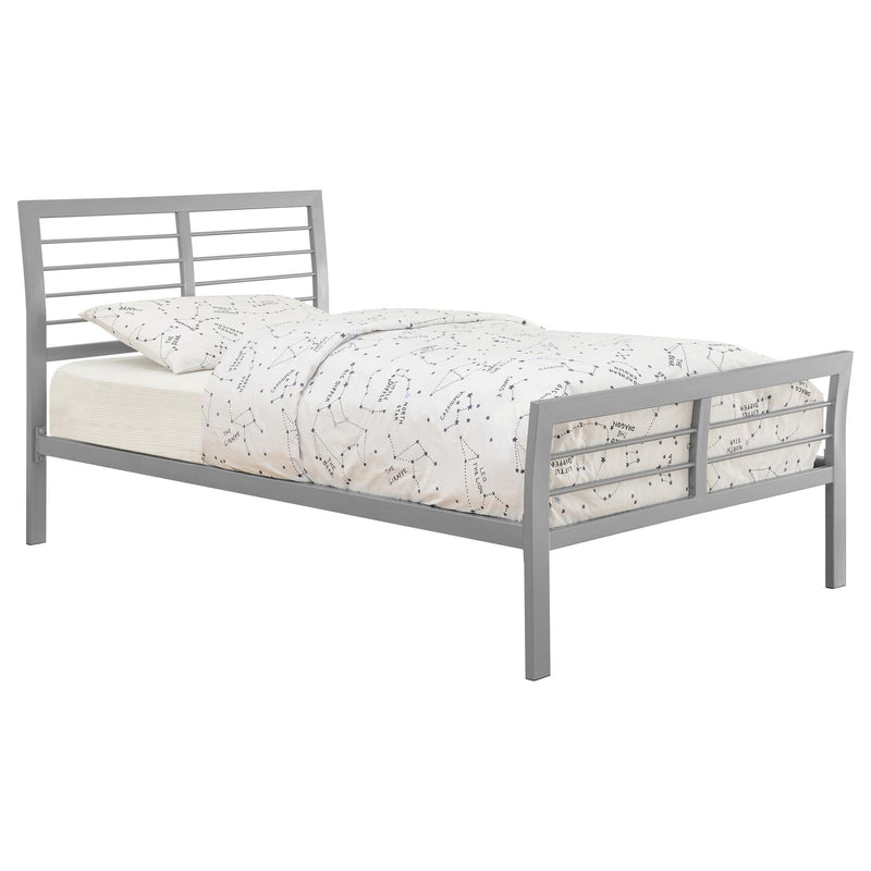 Cooper Twin Metal Bed Silver image