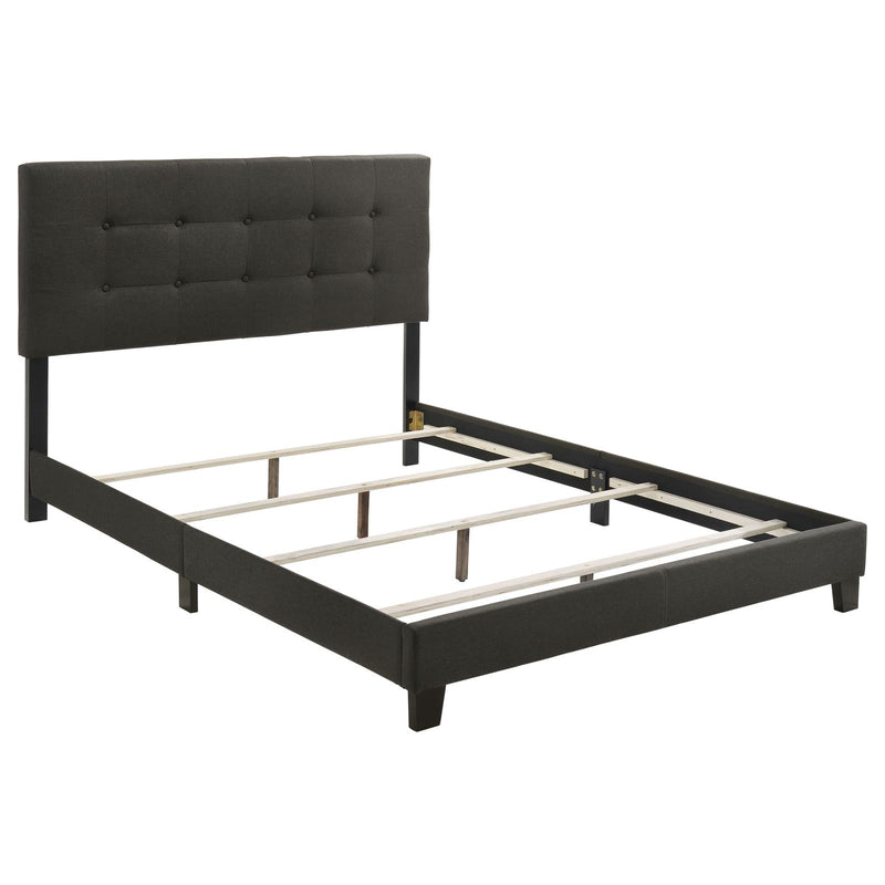 Mapes Tufted Upholstered Eastern King Bed Charcoal image