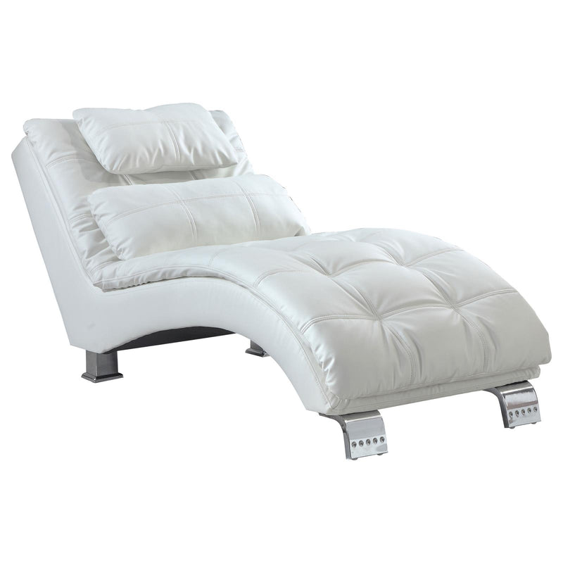 Dilleston Upholstered Chaise White image