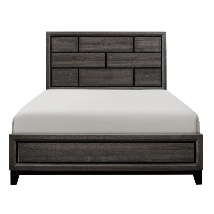Homelegance Davi King Panel Bed in Gray 1645K-1EK* image