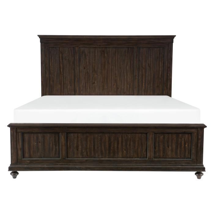 Homelegance Cardona King Panel Bed in Driftwood Charcoal 1689K-1EK* image